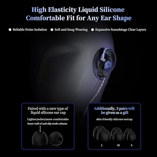 KZ ZAS Pro 7BA+1DD in Ear Monitor, 3.5mm Jack HiFi IEM with Mic, Black - color: Black, size: Mic