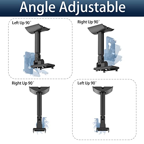 Dinghosen Wall/Ceiling Mount Bracket for UB-20 Series II ST535 ST525 ST520 535III 525III CM520 Virtually Invisible 300 Lifestyle 600 SoundTouch JC-II AM6-V AM10-V AM10IV Black (Set of 4)