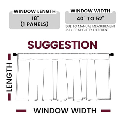 Yakamok Wine Red Room Darkening Velvet Curtains 40x18 Inch Living Room | Luxury soft velvet, 1 panel , for bedroom small windows, window drapes rod pocket,light blocking,Thermal Insulated - color: Wine Red, size: 40"W x 18"L (Pack of 1)