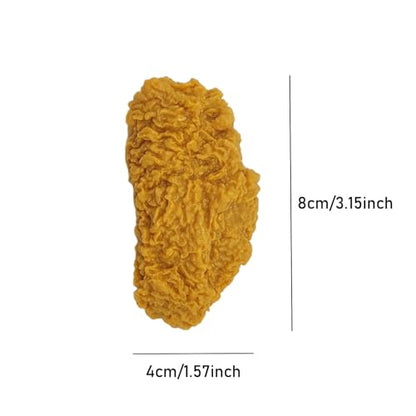 5 Pcs Simulated Chicken Legs Wings Fake Food Model Lifelike Fake Fried Chicken Kitchen Home Party Decoration Display Photography Props (Wings) - color: Wings