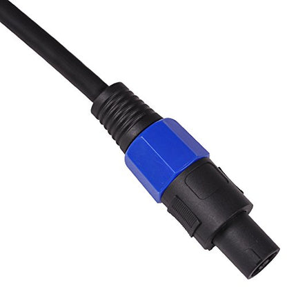 Seismic Audio SASPT12-25 Pro Audio Speakon to 1/4-Inch 12-Gauge 2 Conductor 25-Feet Speaker Cable - size: 25 Feet