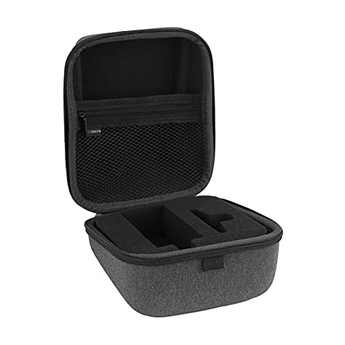 GEEKRIA for Creators Microphone Case Compatible with Razer Seiren X, Seiren Emote Hard Shell Mic Carrying Case, Travel Protective Bag with Cable Storage (Grey)