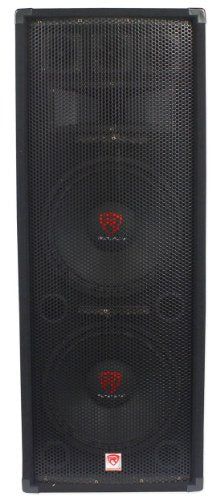 Rockville RSG12.2 Dual 12" 3-Way 8-Ohm Passive DJ/Pro Audio PA Speaker - style: 12" - 4 Ohm