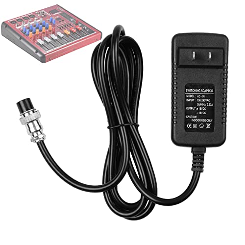 4-Pin Power Supply Adapter for F4/F7/CT4-16 Audio Mixers