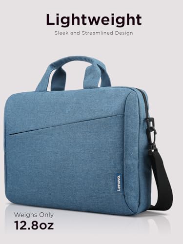Lenovo Laptop Carrying Case T210, 15.6-Inch Laptop and Tablet, Sleek Design, Durable and Water-Repellent Fabric, Business Casual or School, GX40Q17230 Casual Toploader - Blue - color: Blue