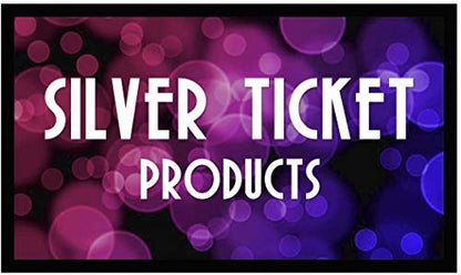 Silver Ticket Products STR Series 6 Piece Home Theater Fixed Frame 4K / 8K Ultra HD, HDTV, HDR & Active 3D Movie Projection Screen, 16:9 Format, 106" Diagonal, High Contrast Material STR-169106-HC - color: High Contrast Material, size: 16:9, 106"