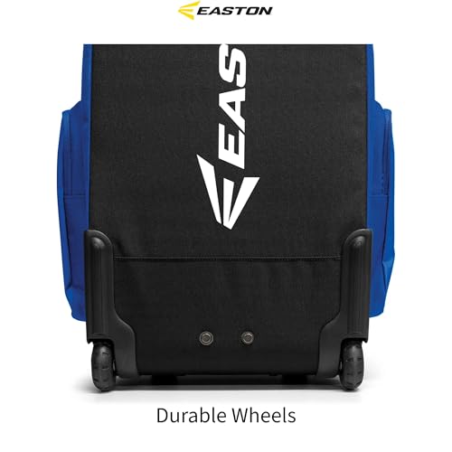 Easton | TRAVELER STAND-UP Wheeled Equipment Bag | Baseball & Softball | Multiple Colors - color: White