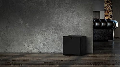 Klipsch Reference R-101SW 10” Front-Firing Subwoofer with All-new Spun-Copper 10” woofers and an All-Digital Amplifier for Premium Home Theater Sound in Black | Home theater audio with 10 inch driver, 300W peak power and active amplification - size: 10” W