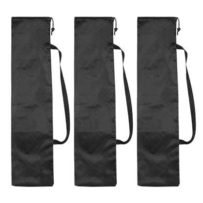 PATIKIL 32 x 8 Inch Tripod Carrying Case, 3 Pack Camera Tripod Carrying Bags Oxford Cloth Padded Bag for Camera Gear Mic Light Stand Sheet Music Photography Accessories, Black - size: 32 x 8 Inch