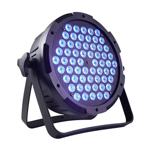 Stage Lights 60 LED DJ Par Lights 90W RGB Color Changing - Sound Activated Remote & DMX Control Uplights for Events Church Theatre Wedding Home Party Music Light Show Band Performance (1 Pack) - size: 1 pack