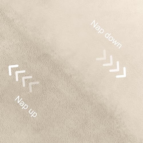 DWCN Velvet Curtains - Elegant Thermal Insulated Room Darkening Window Drapes for Bedroom, Living Room, Tieable Solid Grommet Curtains & Drapes Set of 2, 52 Wide by 63 inches Length, Beige - color: Camel Beige, size: 52"W x 63"L (Pack of 2)