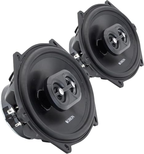 ORION Cobalt CB683 6x8 3-Way Coaxial Car Speakers, 280W Pair | 3-Way Full Range Audio, Polypropylene Cone, Butyl Rubber Surround, Enhanced Bass - style: 6x8" 280 Watts