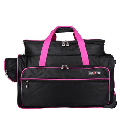 Dance Bag with Garment Rack,23inch Dance Competition Garment Bags with Clothes Rack,Suitcase,Rolling Duffle for Travel, Wheeled Drop-Bottom Upright Luggage Closet Suitcase(Expand-Purple - color: 23inch Expand-Purple