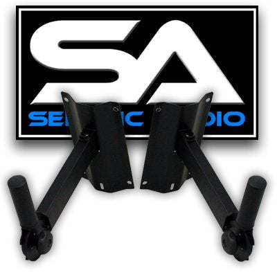 Seismic Audio - Pair (2) Wall Mount Metal PA Speaker Stand for Bands, Clubs, DJs, Karoake, Bars, Restaurants - size: Pair
