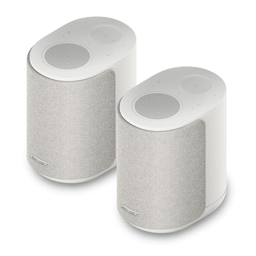 Bose Stereo Music Set (2 Lifestyle Ultra Speakers), Wireless Home Speakers, TrueSpatial Audio, CleanBass, AirPlay & Google Cast, White Smoke - color: White, size: Pack of 2