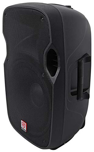 Rockville SPGN158 15" Passive DJ PA Speaker, 1600W Peak/800W Program/400W RMS, 8 Ohm, 3" Voice Coil, ABS Cabinet, Deep Bass, Pole Mountable, for Events and Live Sound | 1600W Peak / 400W RMS, Lightweight, 1.35" Titanium Driver, SpeakON I/O, 35mm Pole Moun