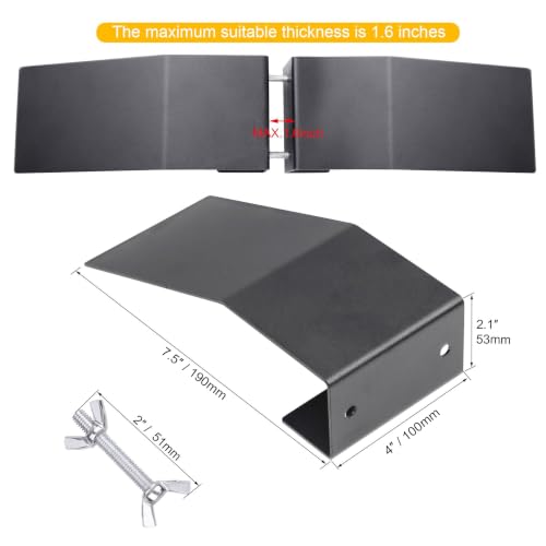 4 Pieces Spider Feet Board Sign Holder Bases, Metal Adjustable Floor Standing Board Sign Holders for Any Size Stores Advertising Events Foam Boards, Street Signs Display and Support