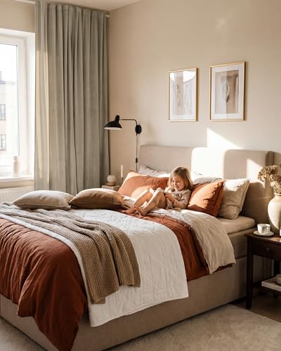 Back Tab Beige Curtains for Bedroom, W52 x L90 inches, 2 Panels | Soft Heavy Velvet, Room Darkening Privacy Protect Window Treatments, Living Room Thermal Insulated Drapes, Dining Room - color: Beige, size: 52"W x 90"L (Pack of 2)