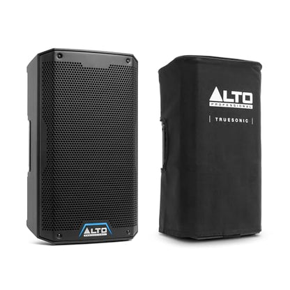 Alto Professional TS410 - 2000W 10" Powered PA Speaker with 3 Channel Mixer, Bluetooth Streaming, Wireless Loudspeaker linking, DSP and Alto App(black) Bundle