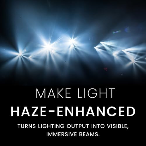 CHAUVET DJ – Hurricane Haze 4D Low Profile Hazer | Adjustable Scoop Direction Control | Wired Timer Remote & Built In Dmx Operation | High Output Low Noise Fan | Small Footprint Placement