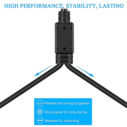 Smithok 1 Male to 2 Female XLR Y Splitter Micrphone Cable, 3 Pin XLR 2 Female to 1 Male, Combiner Y Cord Balanced Mic Audio Cables for Stero Mic to L&R Audio Track(11.8 inches/0.3m) (Pack of 2) - size: 11.8 inches/0.3m (Pack of 2)