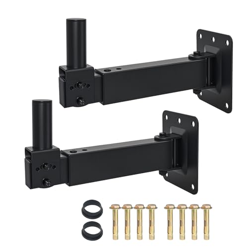 Speaker Wall Mount,Swivel and Tilt, Holds up to 100lbs, 2 Packs - style: HD-329