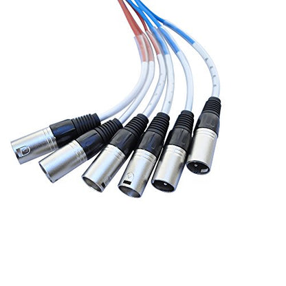 Seismic Audio SADROP-6x30 6 Channel Drop Snake Cable, 30-Feet Pro Audio Sub Snake - size: 30 Foot - 6 Channel
