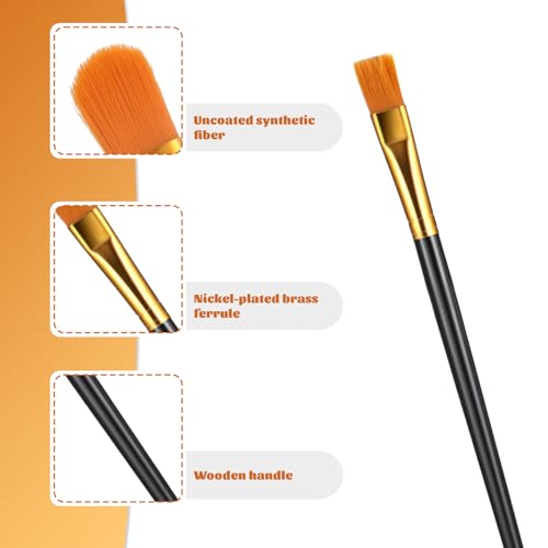 17 PCS Face Paint Brushes and Sponges Set, Professional Face Painting Brushes with Paint Mixing Palette for Acrylic Painting, Watercolor, Oil, Gouache for Cosplay Party