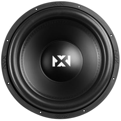 NVX YSW154 1600W Peak (800W RMS) Y-Series 15" Dual 4-Ohm Car Subwoofer - size: 15" Dual 4-Ohm