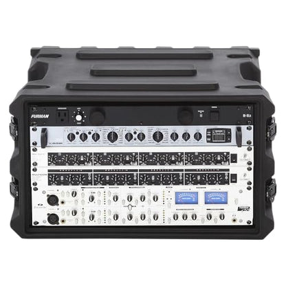 Gator Cases Pro Series 6U Rack Case with Standard 19" Depth, Roto Molded Made in USA (G-PRO-6U-19) - size: 6U Rack Space, style: Standard - 19" Deep