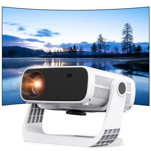 ZDK Smart Projector with Wifi And Bluetooth-Portable Mini Projector | Home Theater, Compatible With Netflix, 1080p 4k, Auto Keystone,Smartphone, Hdmi, Usb, Av, Fire Stick, Ps5, Includes Stand