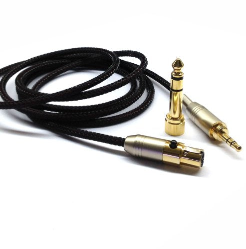 NewFantasia Replacement Audio Upgrade Cable Compatible with AKG K240, K240S, K240MK II, Q701, K702, K141, K171, K181, K271s, K271 MKII, M220, Pioneer HDJ-2000 Headphones 1.2meters/4feet - size: 1.2m