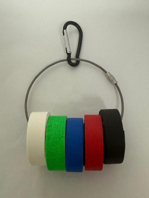 Peak Adhesive Tape & Supplies FastGaff, Pick Your Own Colors, Gaffers Tape Spike Pack for On The Go Use, 0.5in. x 6ft - color: Pick your own colors