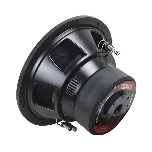 MX12D4 12" Car Subwoofer| Dual 4 Ohm| 1200W Max Power | 600W RMS| 2.5in copper coil prevent overheating| 87.6dB sens, 99Oz magnet for tight bass| Ideal for bass lovers. - size: 12" - Dual 4 Ohm