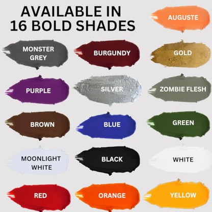 Mehron Makeup Color Cup Greasepaint - BROWN, Face & Body Paint | High-Pigment, Long-Wear Cream Face Paint Makeup for Theater, Halloween, Cosplay, & More. Cruelty Free & Made in the USA. - color: Wolfman Brown