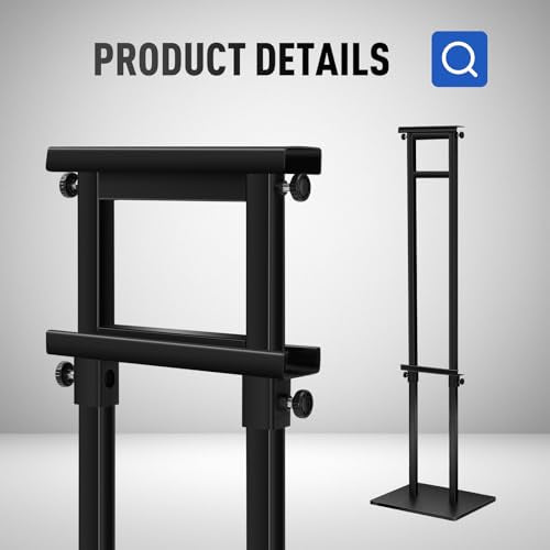 22x28 Poster Stand Floor Sign Holder, Double Sided Adjustable Pedestal Sign Stand with Heavy Duty Iron Base, Commercial 24×36 Display signage for Store Restaurant Office Hospitals Schools Hotel & Business Advertising