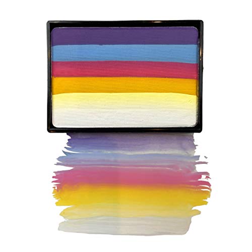 Mehron Makeup Paradise AQ Prisma Blendset - TWIST | Professional Face & Body Paint Makeup. Perfect for Easy Color Blending. Vegan, Cruelty-Free, & Made in USA. - color: Twist