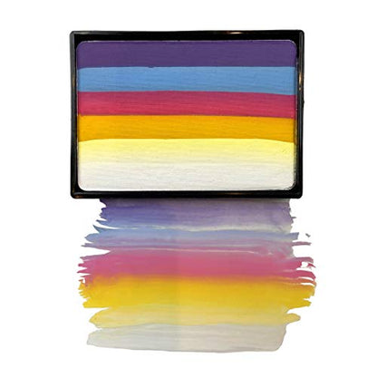 Mehron Makeup Paradise AQ Prisma Blendset - TWIST | Professional Face & Body Paint Makeup. Perfect for Easy Color Blending. Vegan, Cruelty-Free, & Made in USA. - color: Twist