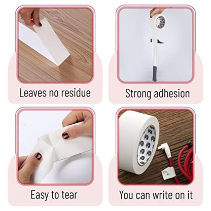 Bates Gaffers Tape, 2 Inch x 23 Yards, White, Non-Reflective, No Residue, Floor & Cable Tape - color: White, size: 2 Inch x 23 Yards