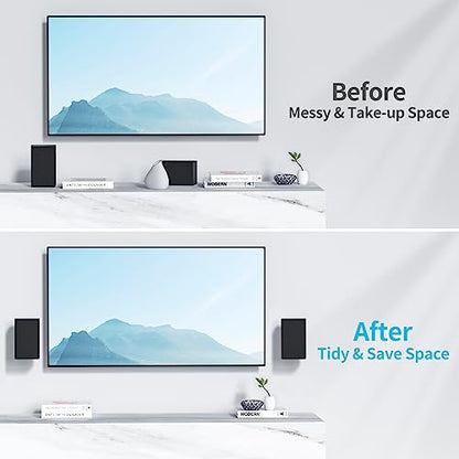 notiela Pair of Speaker Mount for Samsung Speaker Wall Mounting Brackets for Samsung Rear Speakers SWA 8500S/9000S/9100S/9200S/9500S and More Speakers Wall Brackets