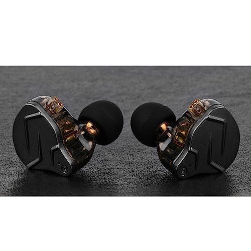 Linsoul KZ ZSN PRO X 1BA+1DD Hybrid Driver IEM HiFi Wired Earbuds | Metal HiFi in-Ear Monitor with Detachable Recessed 2Pin Cable, Zinc Alloy Panel, without Mic, Grey - color: Grey, style: Without Mic