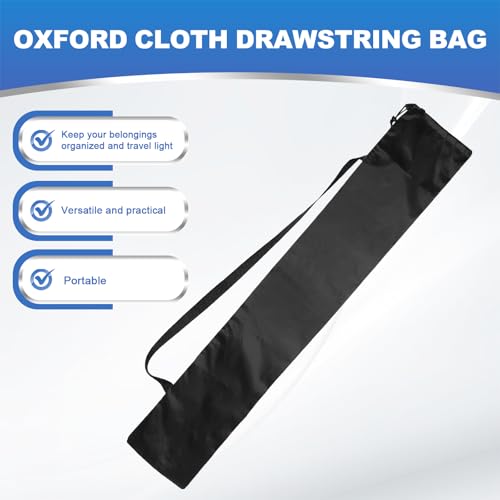 PATIKIL 49 x 9 Inch Tripod Carrying Case, 3 Pack Camera Tripod Carrying Bags Oxford Cloth Padded Bag for Camera Gear Mic Light Stand Sheet Music Photography Accessories, Black - size: 49 x 9 Inch
