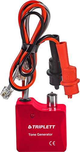 Triplett CTX590A Tone and Probe Wire Trace and Cable Test Kit with RJ11, RJ45, and Alligator Clips