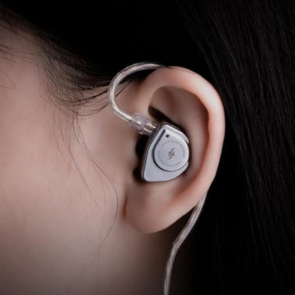 Linsoul SIMGOT EW200 10mm SCP Diaphragm Dynamic Driver IEM in-Ear Earphones | with All Metal Body, Detachable 0.78mm 2pin Silver-Plated OFC Cable for Audiophiles Musicians, 3.5mm without Mic - style: EW200 Without Mic