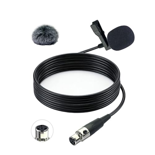 Ta4f Lavalier Lapel Microphone for Shure Wireless Transmitter