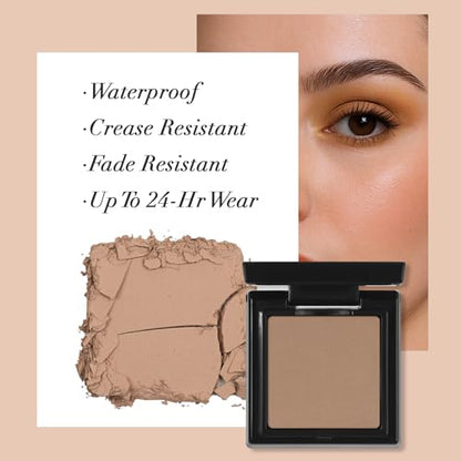 UCANBE Caramel Brown Single Eyeshadow Palette, Mini Matte Eye Shadow Powder, Highly Pigmented Professional Long-Lasting Waterproof Makeup Pallet for Daily Wear, Natural Looks & Smokey Eyes - color: 23 Caramel Brown