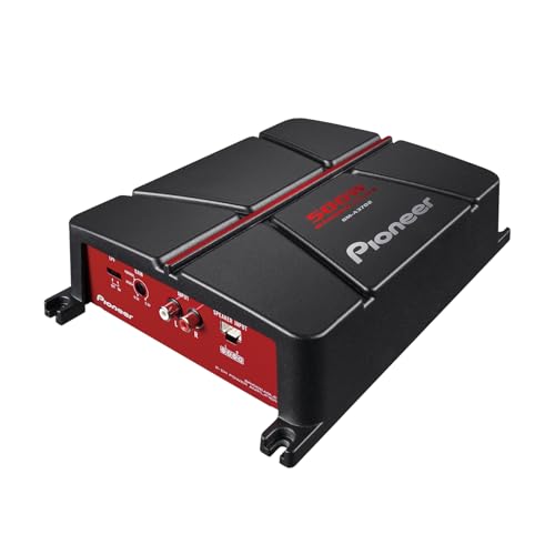 Pioneer GM-A3702 500W Max Class AB Bridgeable 2-Channel Car Amplifier | Automatic Signal Sensing and Turn-On, Built-In High-/Low-Pass Filter - style: 2-Channel - 500W