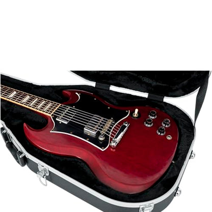 Gator Cases Lightweight ABS Molded Hardshell Case for SG Style Guitars, (GC-SG) - style: Sg