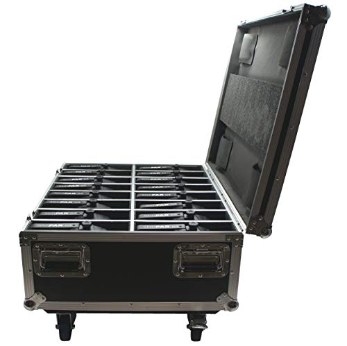 16 Space Slim Par Light Flight Case Slimpar Can Road Case Harmony Cases | DJ lighting fixture transport, stage gear travel storage, event production equipment protection, mobile entertainer hauling