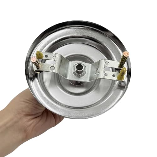 KC&KST 5" Ceiling Light Cover Plate Canopy Kit - 2-Pack, Heavy Duty, Silver Cover for Chandelier/Pendant/Swag Light, Includes Loop, Cross Bar and Mounting Screws (Silver-2PC) - color: Silver-2PC